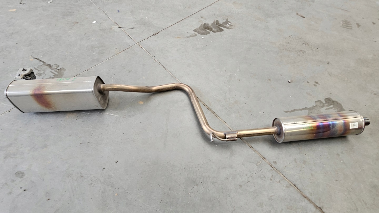SEAT IBIZA V 2018 1.0TSI pipe exhaust pipe TLUMIK