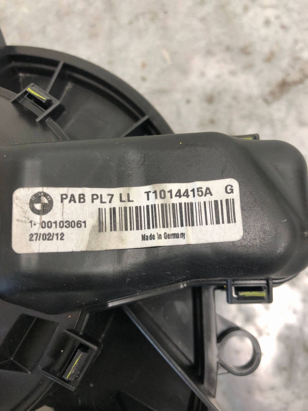 riscaldamento ventola BMW F30 1014415