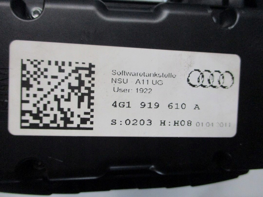 control panel MMI AUDI 4G1919612L 4G1919610A