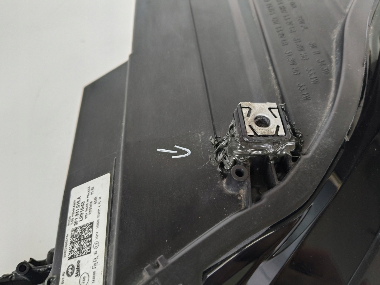 light left REFLEKTOR SKODA SUPERB IV 4 3P 3P0 23- FULL LED
