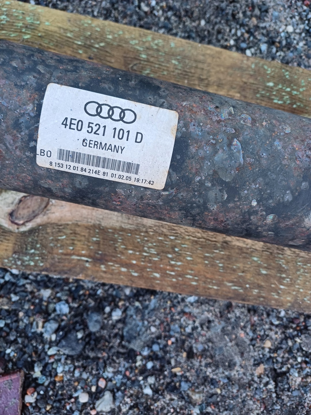 AUDI A8 D3 3.0 TDI cardan 4E0521101D