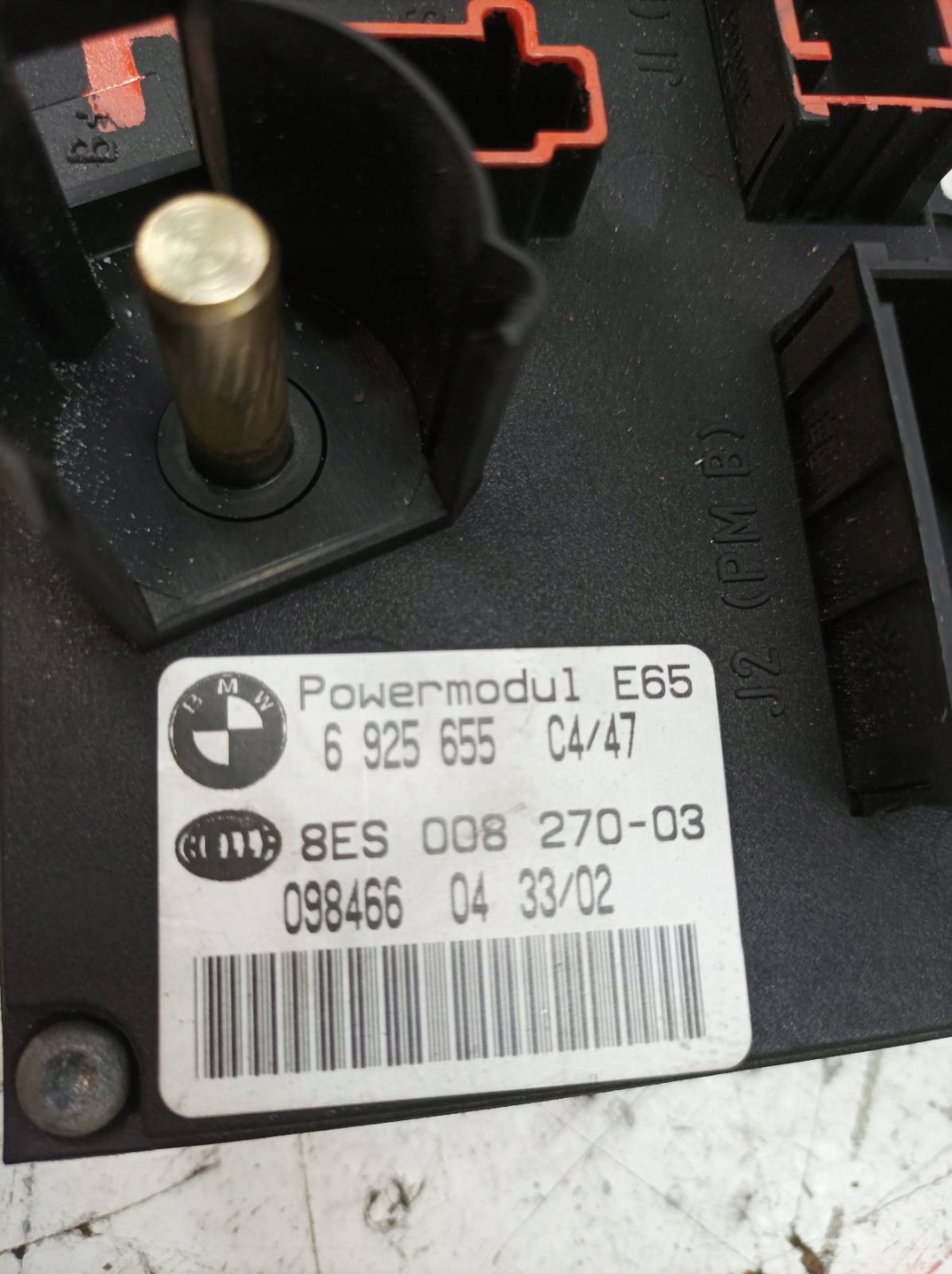 Module 6925655 de tension Bmw Seria 7 IV (2001-2008) E65/66/67/68