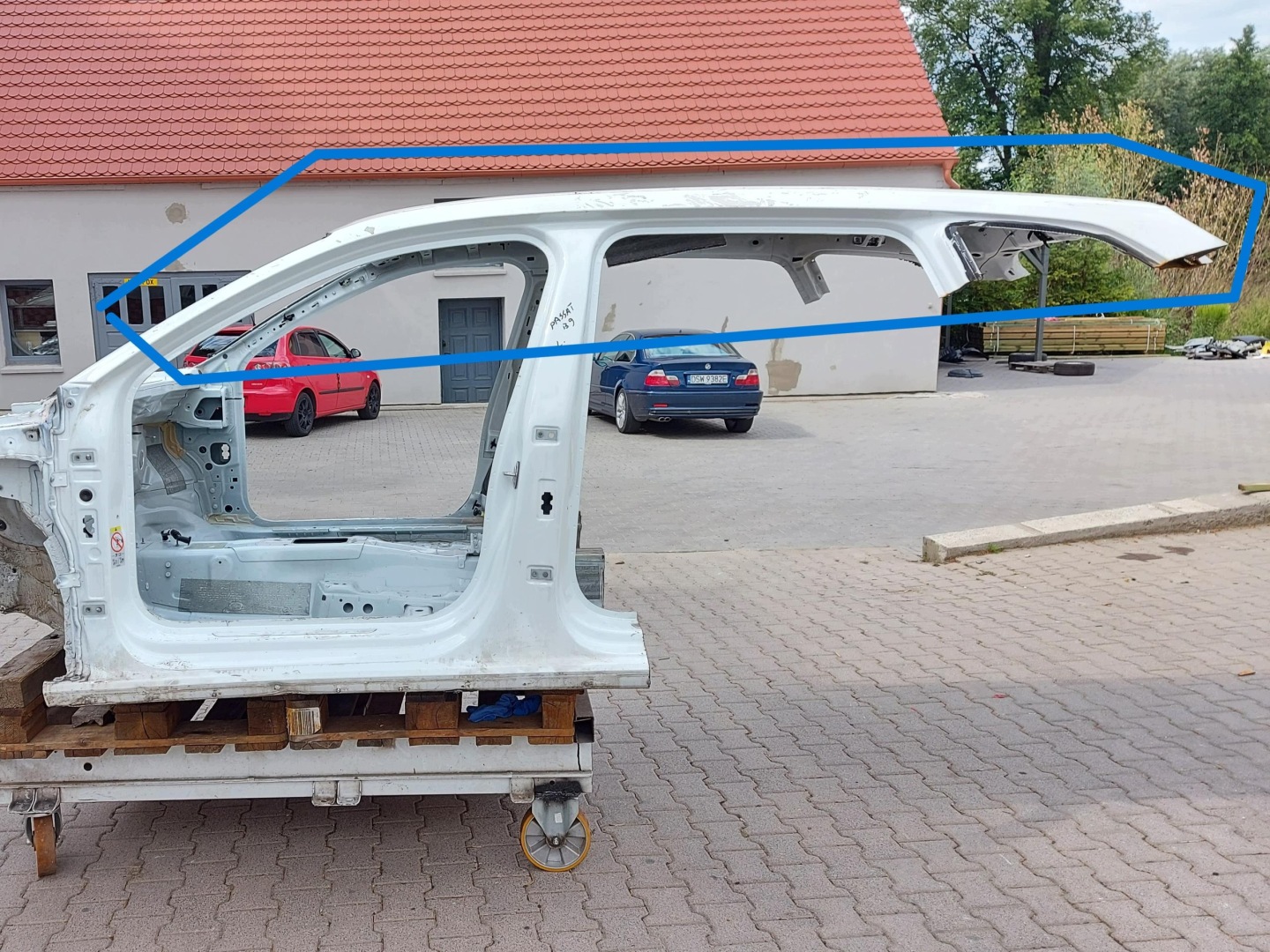 VW Passat R B9 3J0 2025r dach Blende Abdeckung plat dach kombi