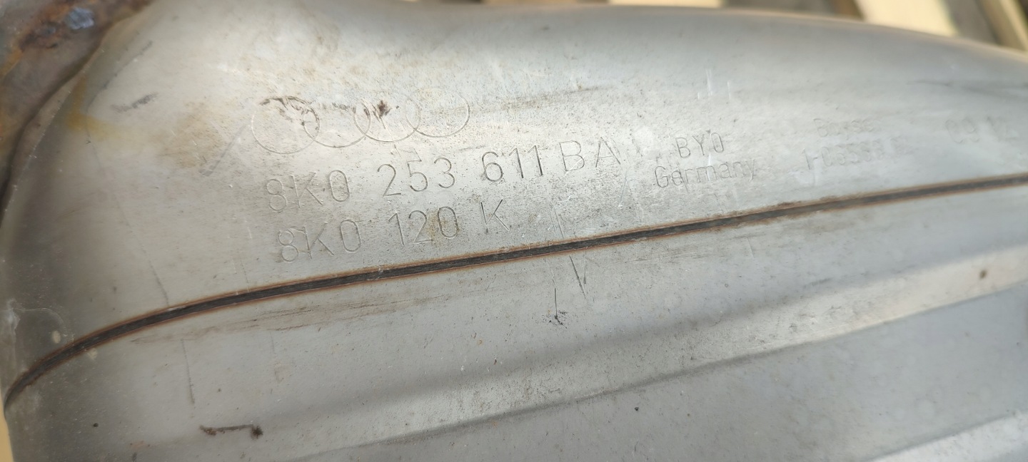 exhaust silencer Audi A4 B8 8K0253611BA 8K0120K