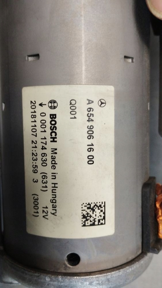 Mercedes-Benz E W213 2.0 CDI starter A6549061600