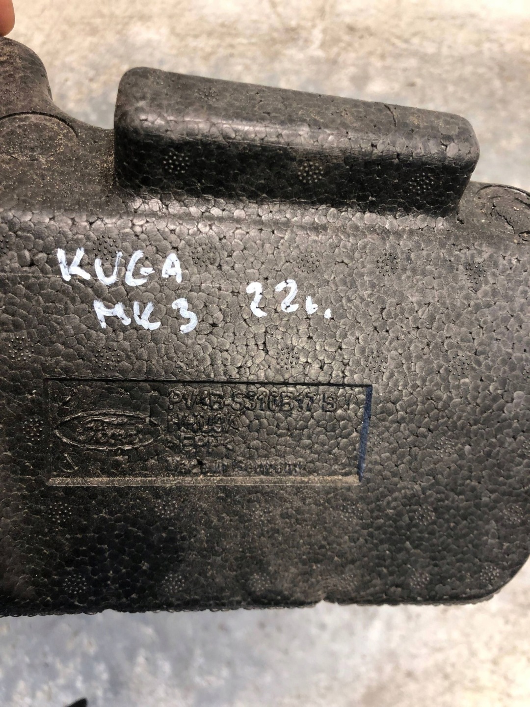 WKLAD passenger compartment boot FORD KUGA MK3 PV4B-S310B17-B