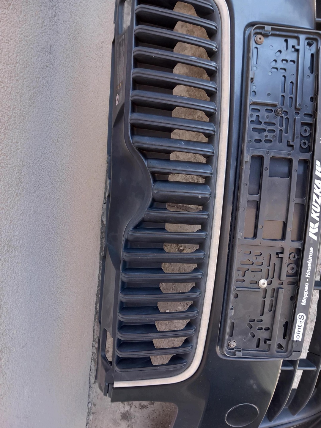 complete front bumper SKODA FABIA II 5J 2007-2010