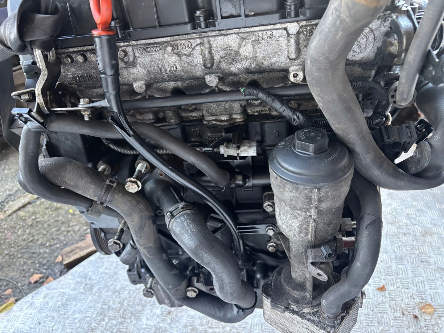 engine BMN 2.0 TDI AUDI A3 VW SEAT