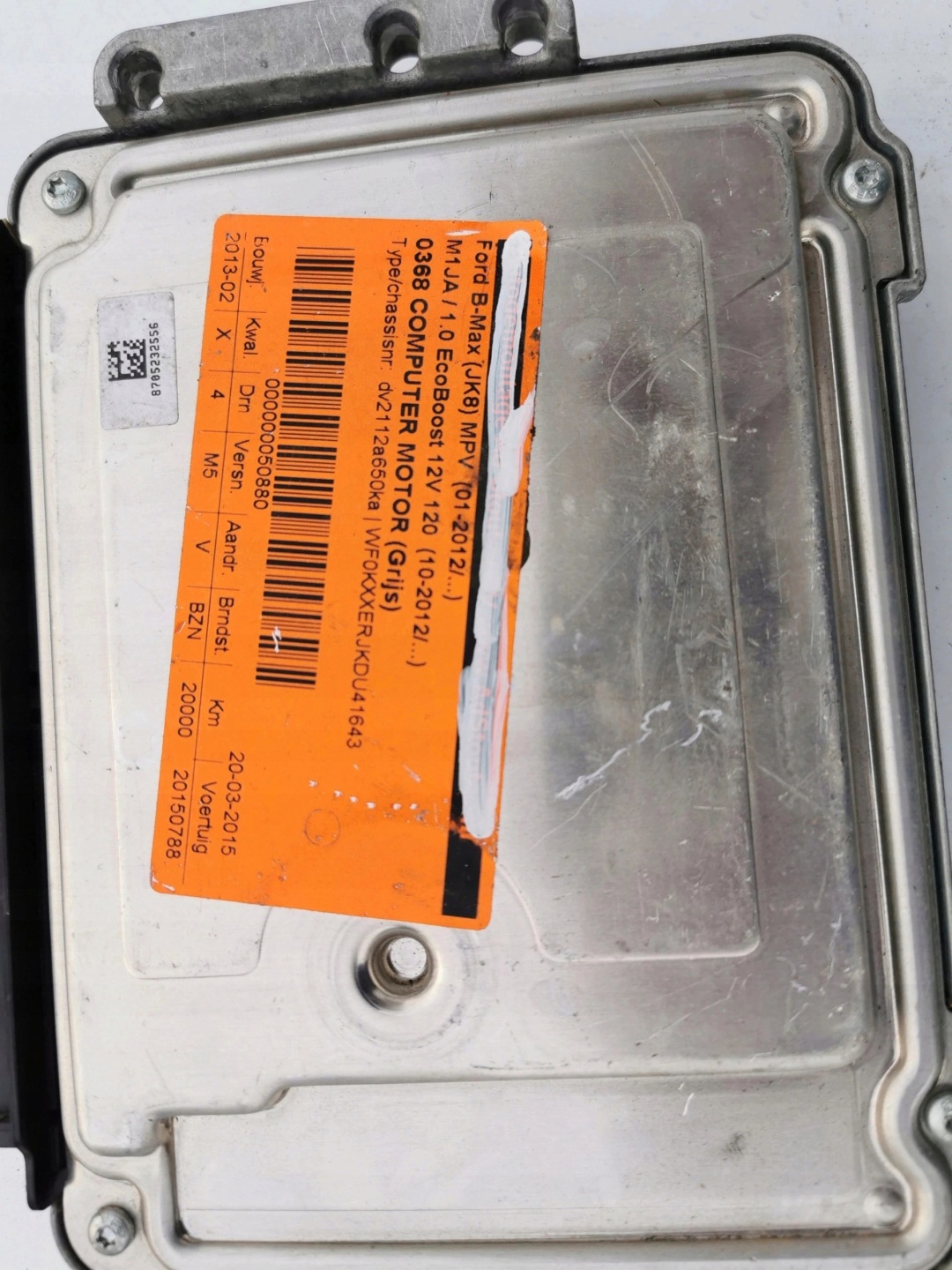 FORD B-MAX 1.0B 0261S09362 DV21-12A650-KA computer