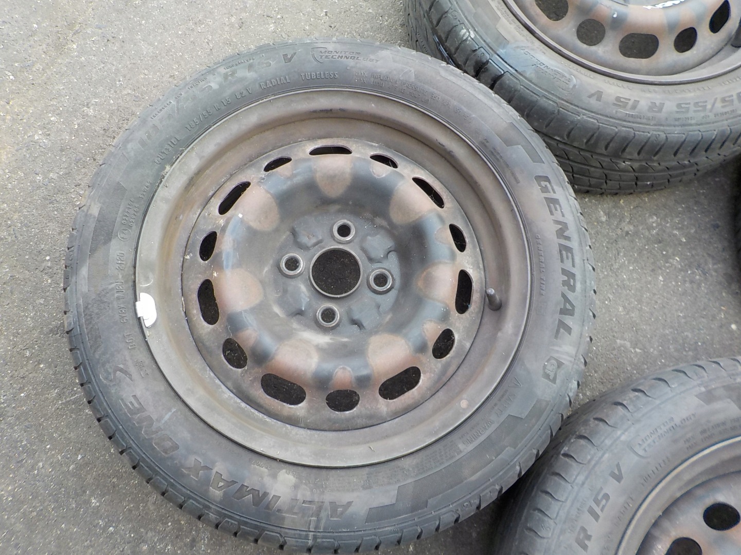 CERCHI Ferro 15'' mazda 2 II DE 2008r