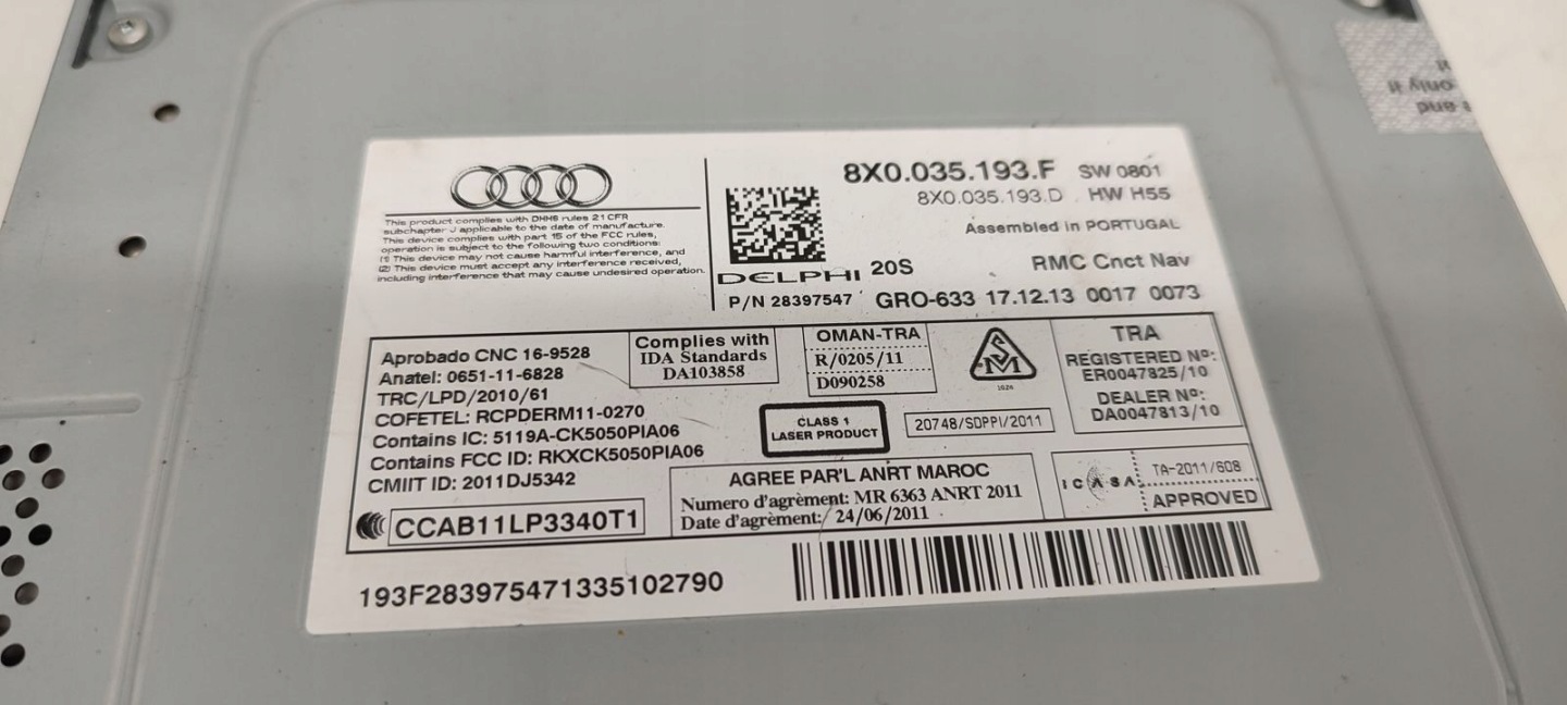 Radio Navigation Audi A1