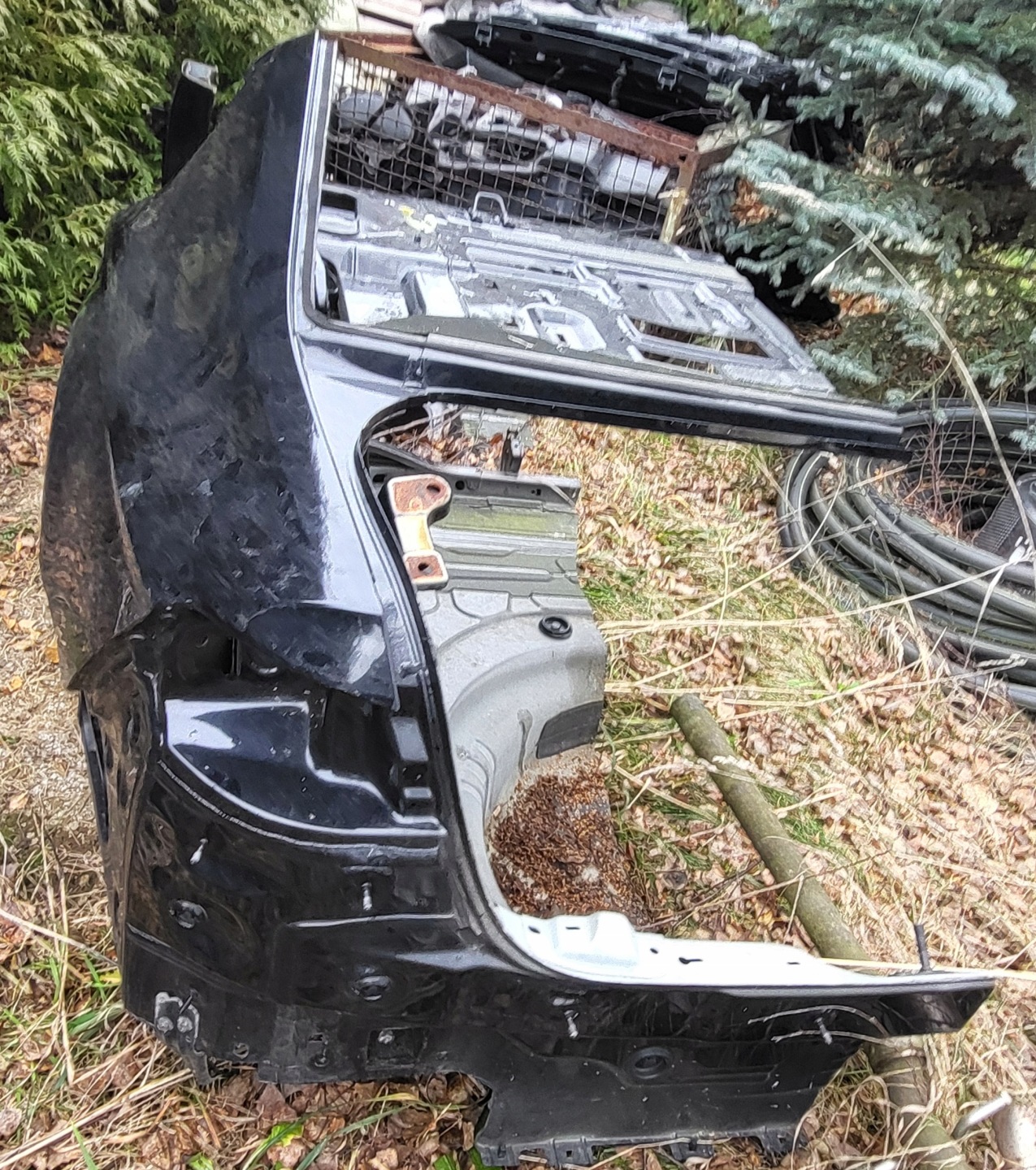 quarter long threshold fender left rear pillar VW PASSAT B8 3G sedan OE