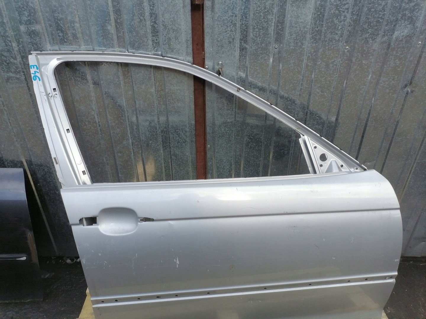 door right front right front BMW E46 silver