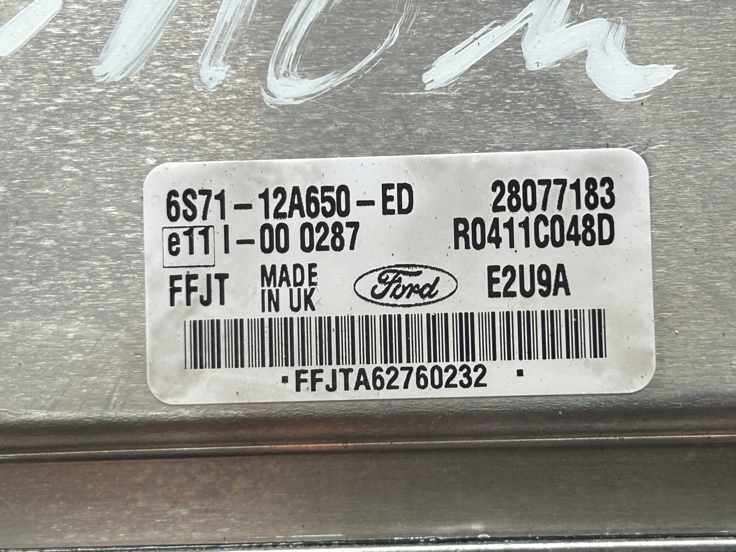 MONDEO MK3 2,2 TDCI computer control unit 6S71-12A650-ED