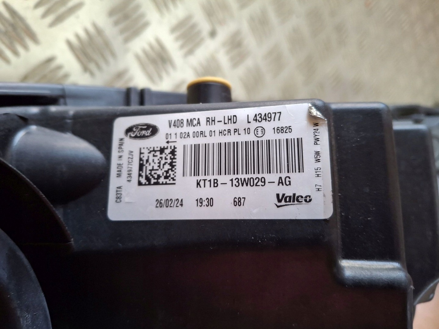 light right front FORD CONNECT II MK2 LIFT 2017R->