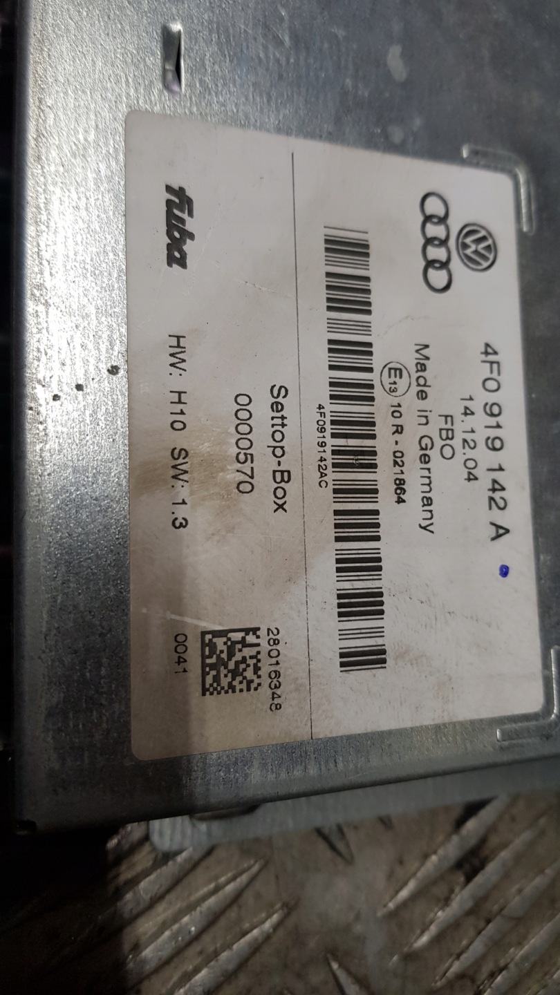 AUDI A8 D3 a6 c6 q7 TUNER modulo TV 4F0919142A 4e0919146c