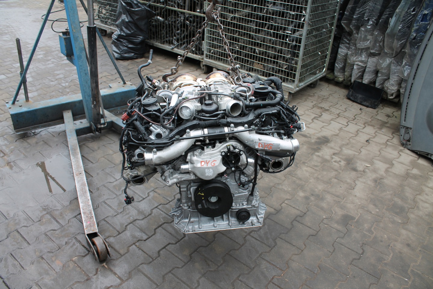engine complete AUDI RS6 RS7 DYG 4,0 TFSI 6 TYSK