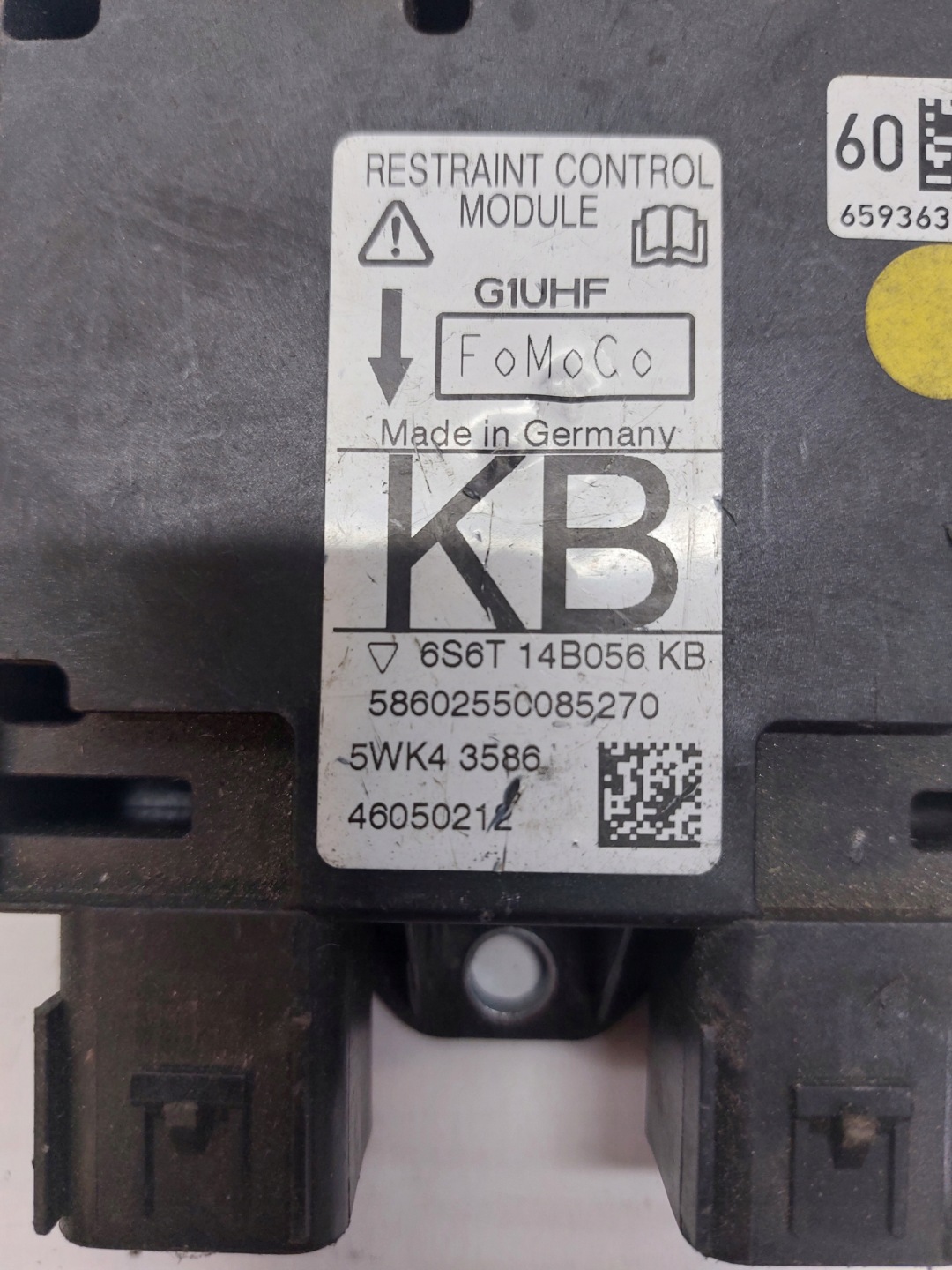 modulo SENSOR airbag FORD FIESTA MK6 6S6T-14B056 KB
