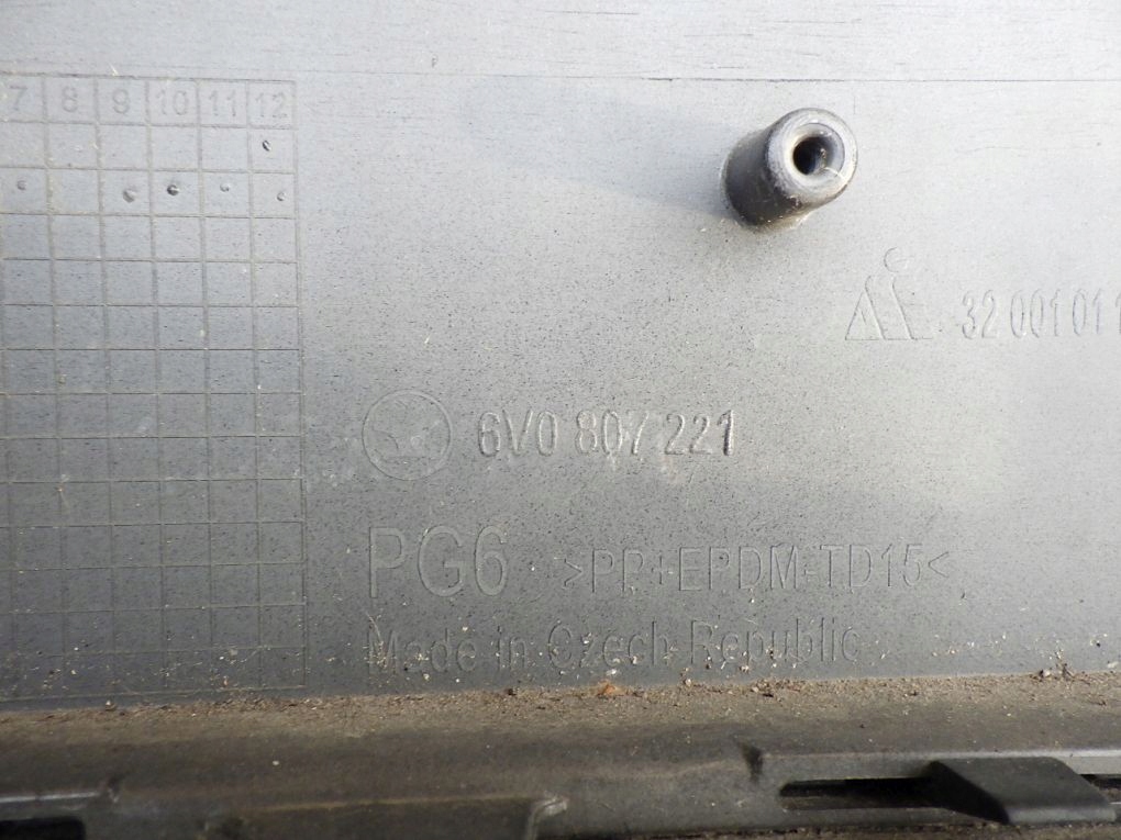 SKODA FABIA III 3 6V0 2014- blende abdeckung frontstoßstange