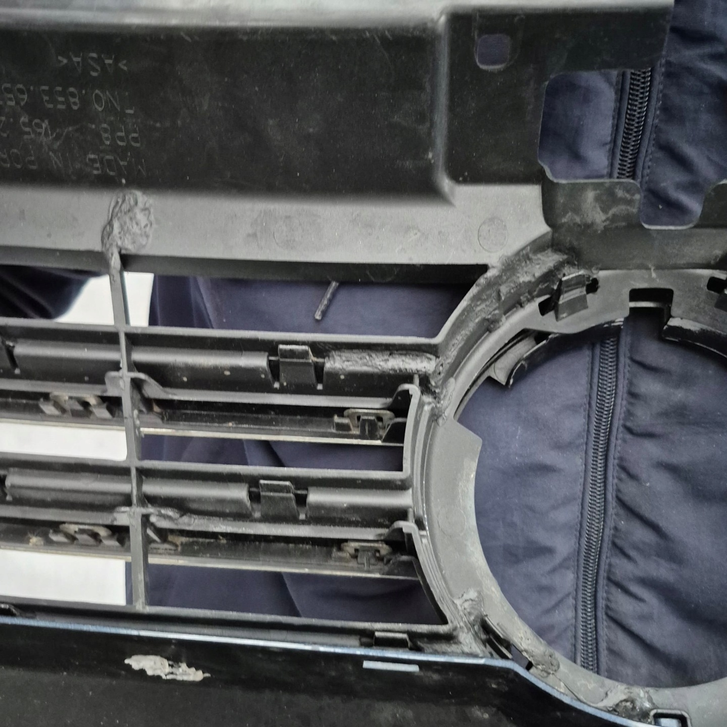 VW SHARAN II 2 10-22 bumper front front 6XPDC 7N0807221A