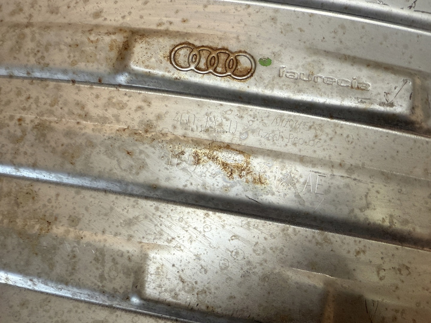 AUDI A6 A7 4G C7 exhaust pipe TLUMIK right 4G0253612AE