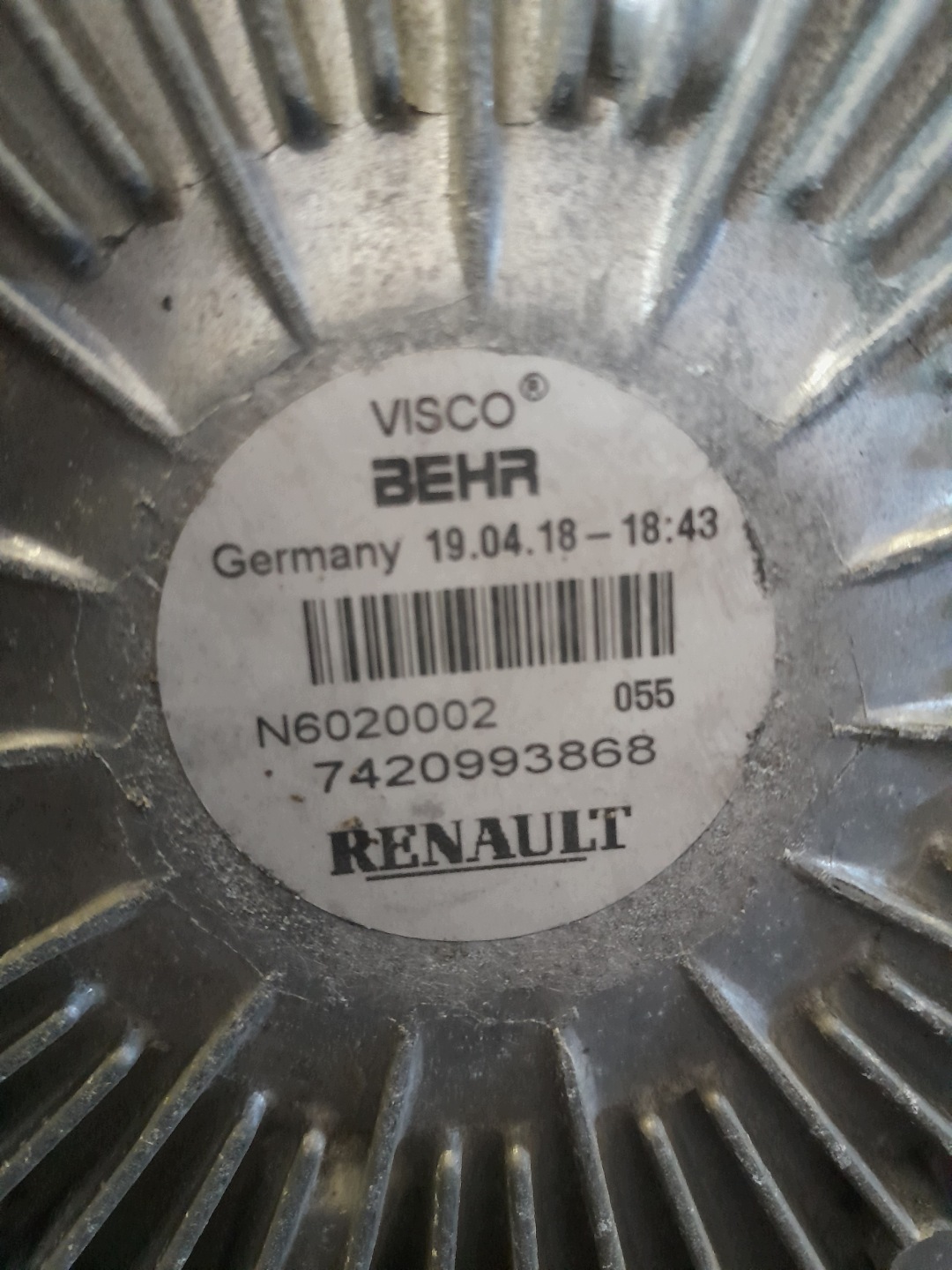Lüfter WISKOZA VISCO Renault Magnum dxi