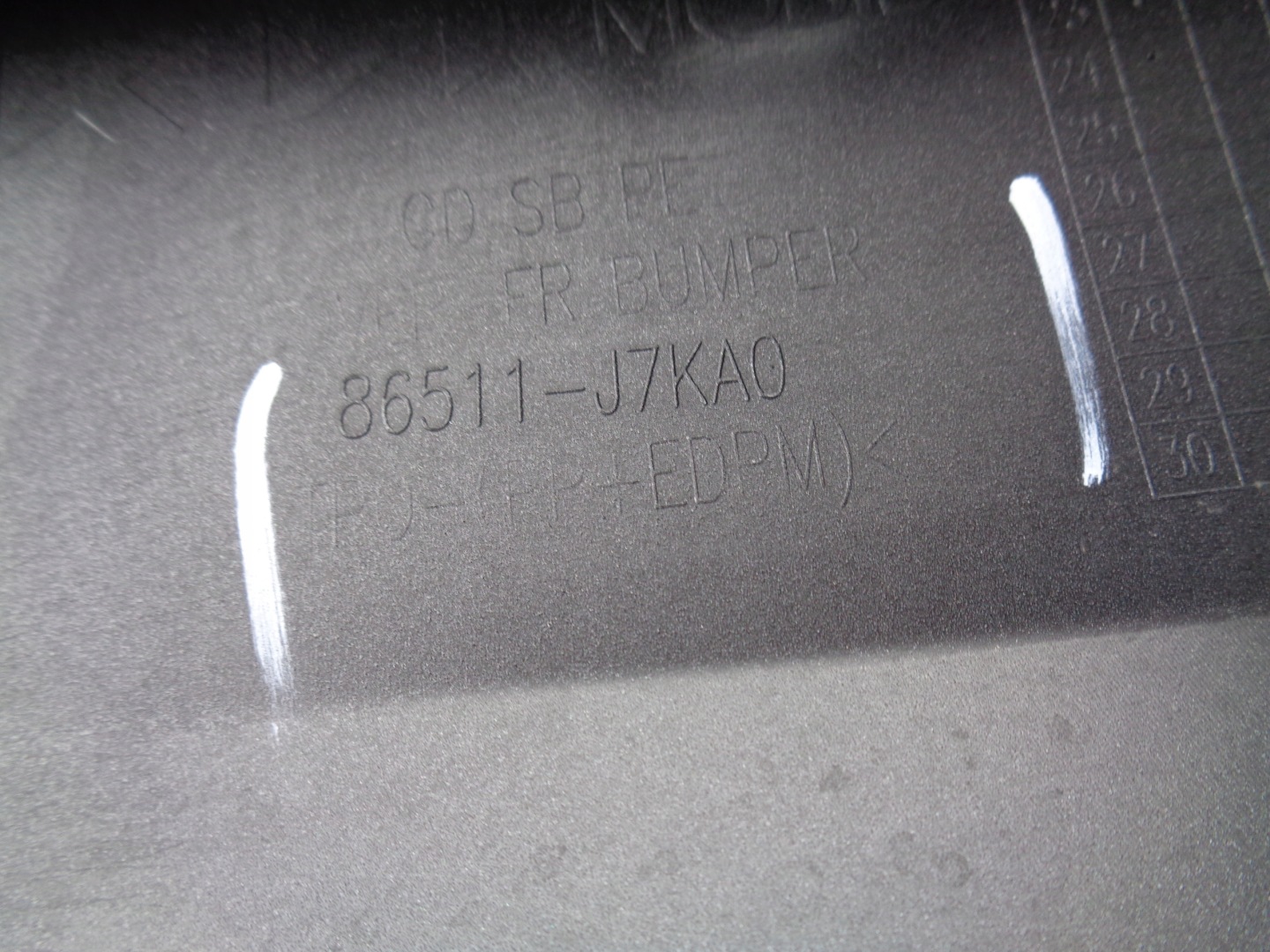 front bumper KIA CEED III 21- LIFT GT-LINE NR 43977