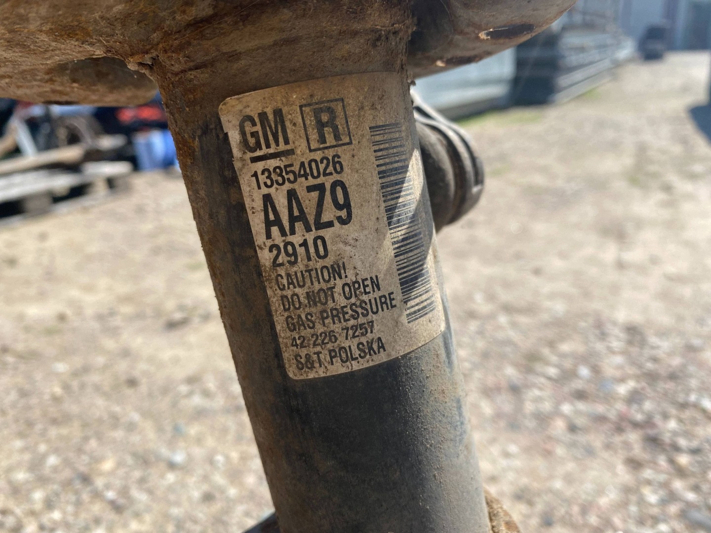 OPEL ASTRA J IV 1.4 16V complete McPherson swing right front 13354026