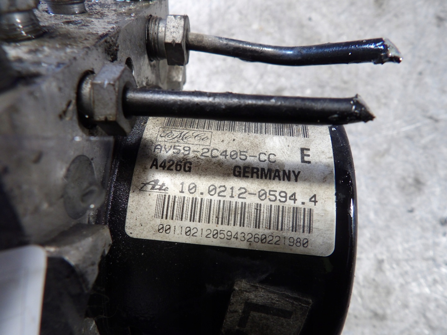 Ford Fiesta MK7 pumpa ABS 1,6TDCI AV59-2C405-CC 10.0212-0594.4