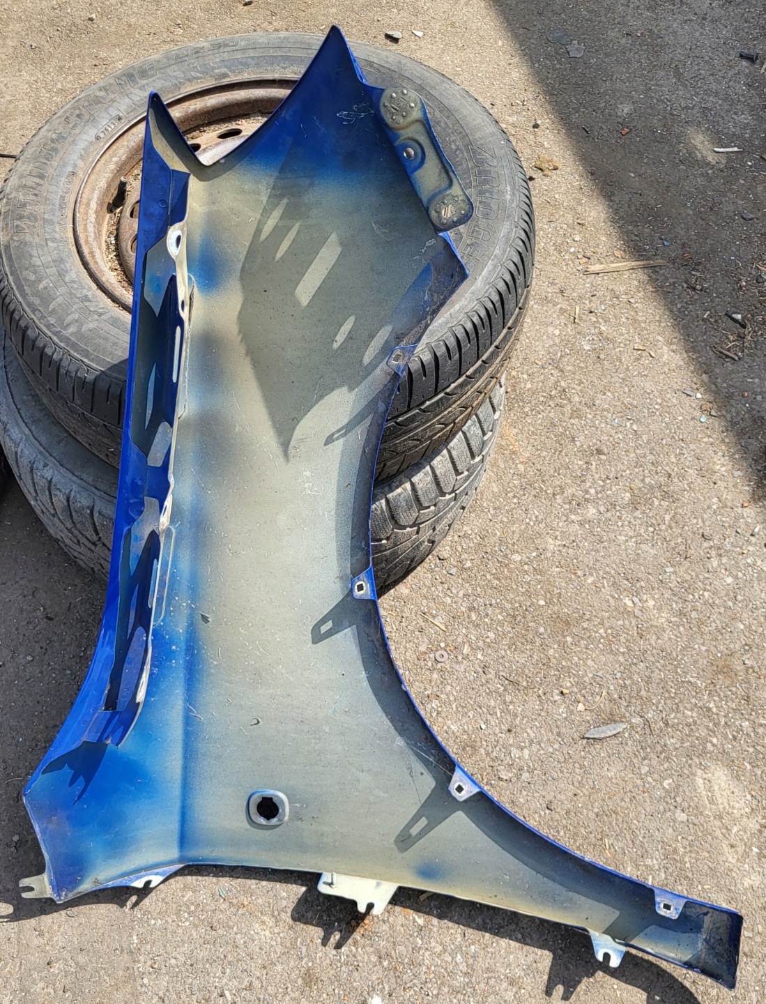 parafango sinistra Anteriore SKODA ROOMSTER e FABIA II Originale blu