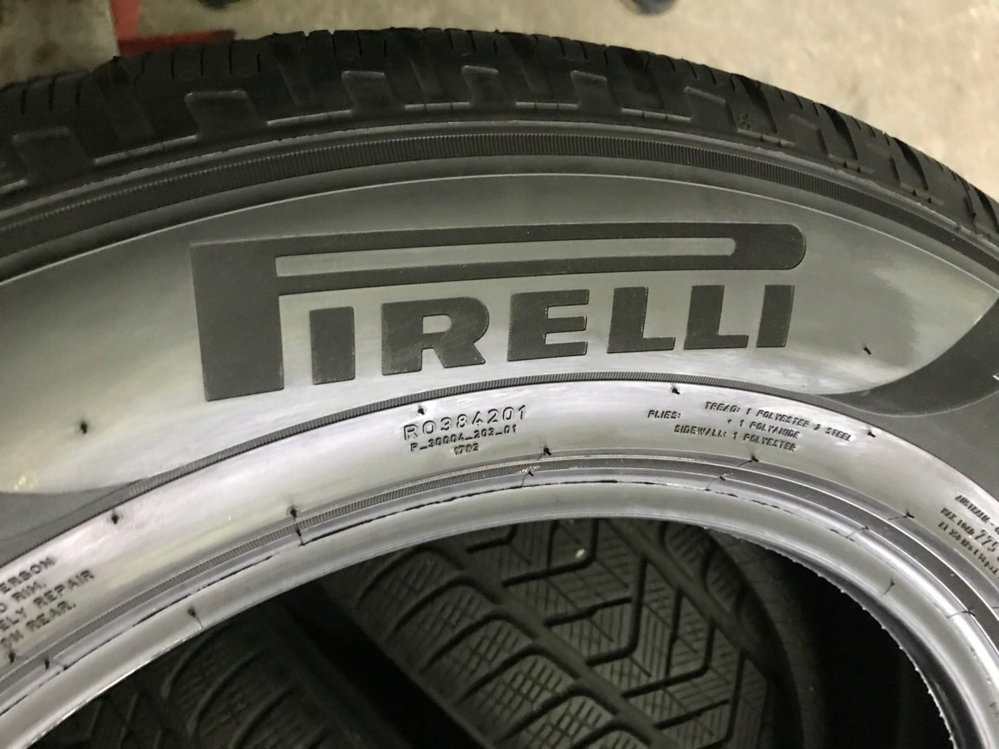 4 tyres winter 215/65R17 Pirelli SCORPION WINTER 7mm