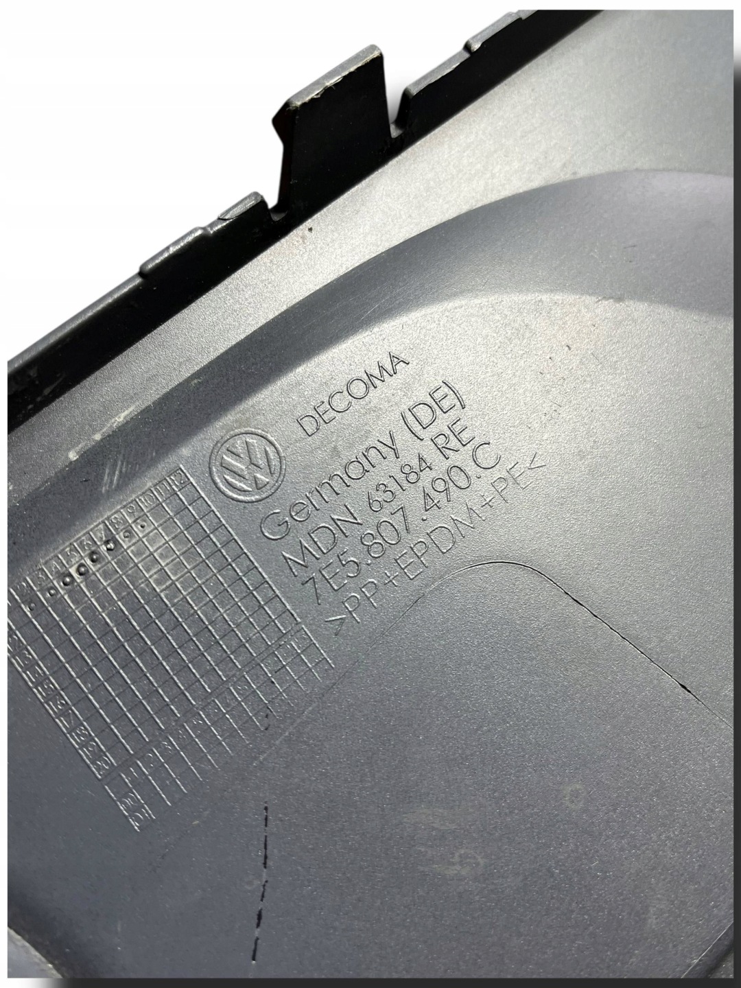 VW T5 spoiler fog lights right side 7E5807490C !J