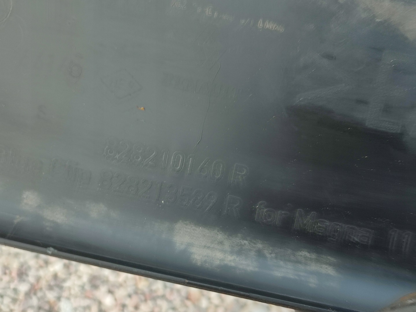 RENAULT MASTER III MOVANO B moulding side left 828210160R 828213589