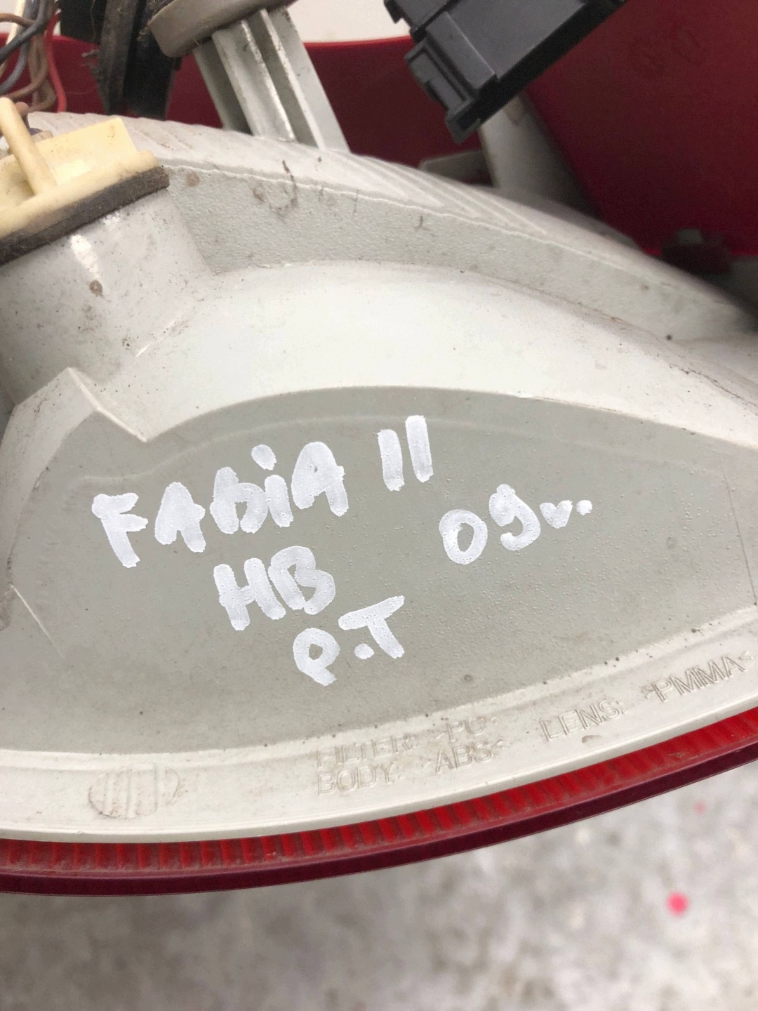 light right rear part SKODA FABIA MK2 HB 5J6945096