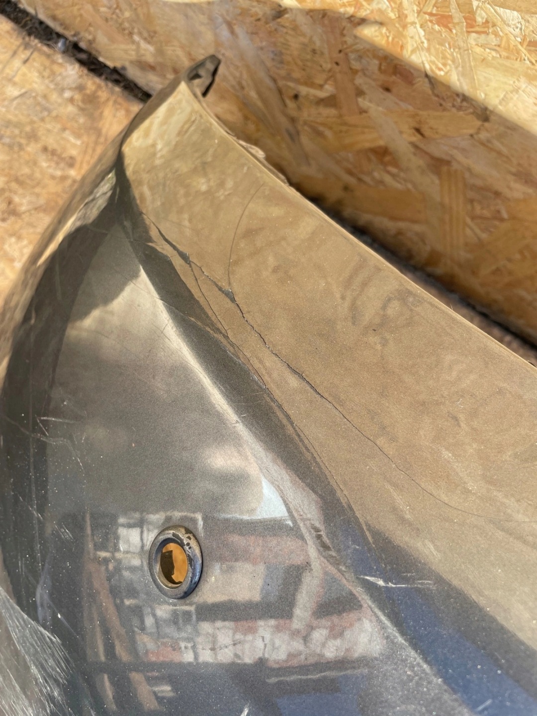 bumper rear part rear Volkswagen Scirocco III PDC