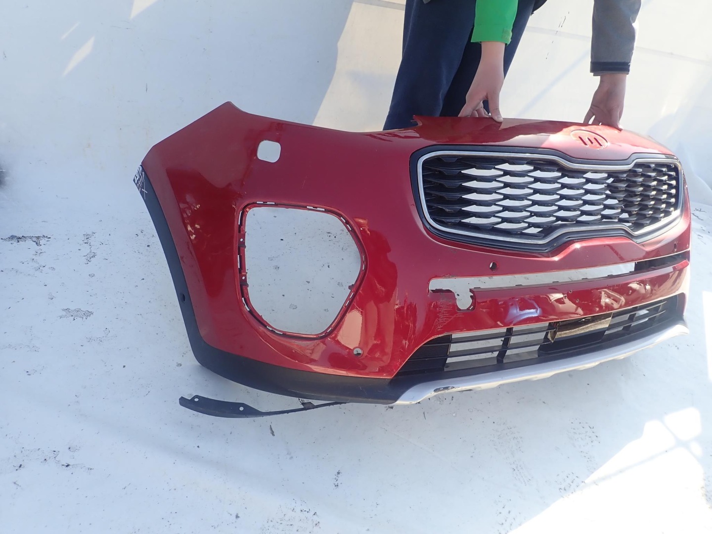 KIA SPOTRAGE IV 16-> bumper front front