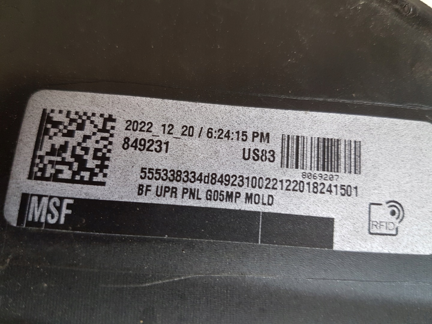 front bumper BMW X5 G05 m-packet 8069207