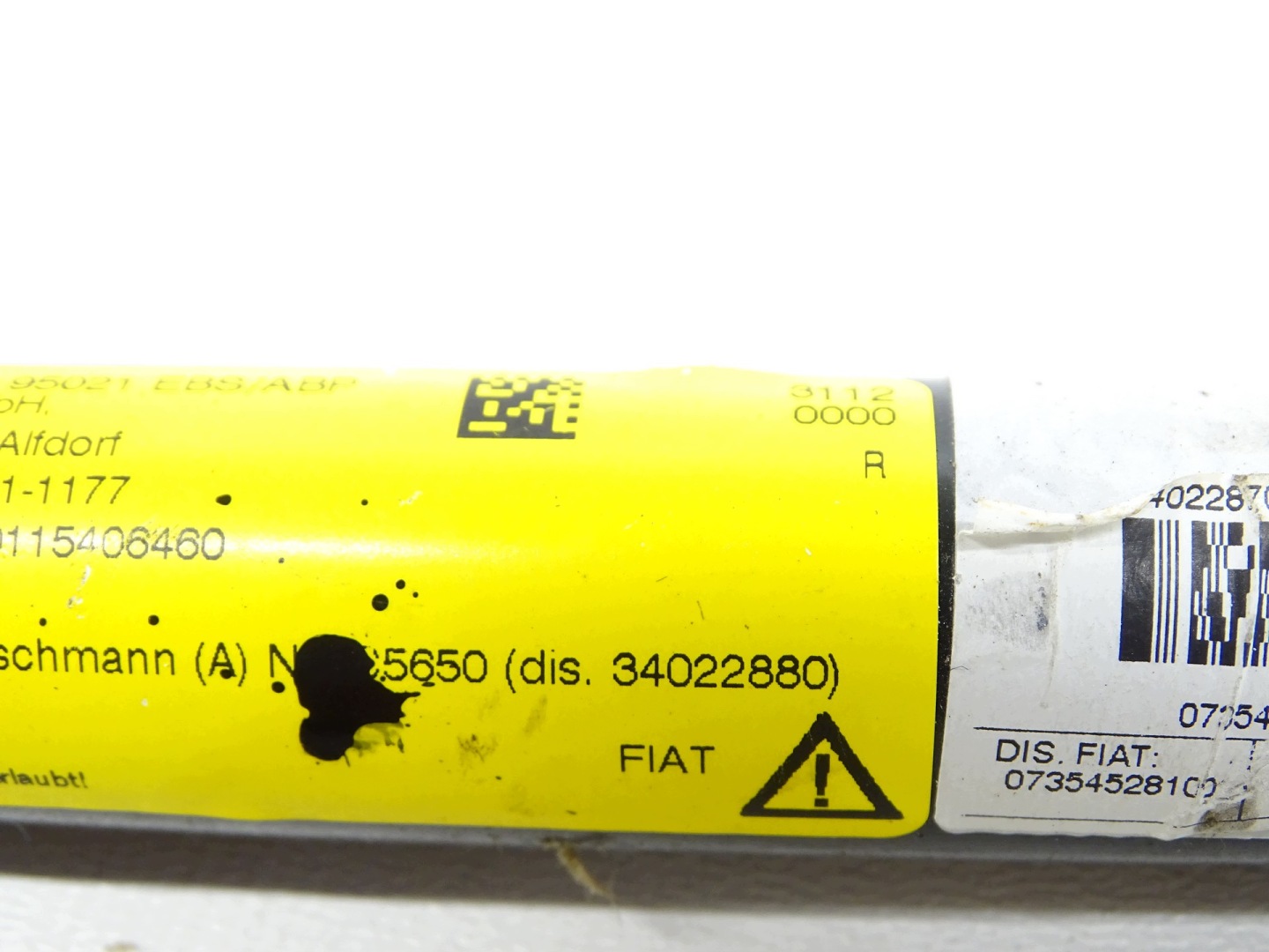 adjuster switch FIAT 500 right front 07354528100