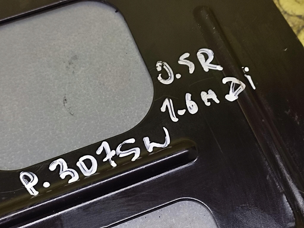 PEUGEOT 307 control unit of the engine 9655041480