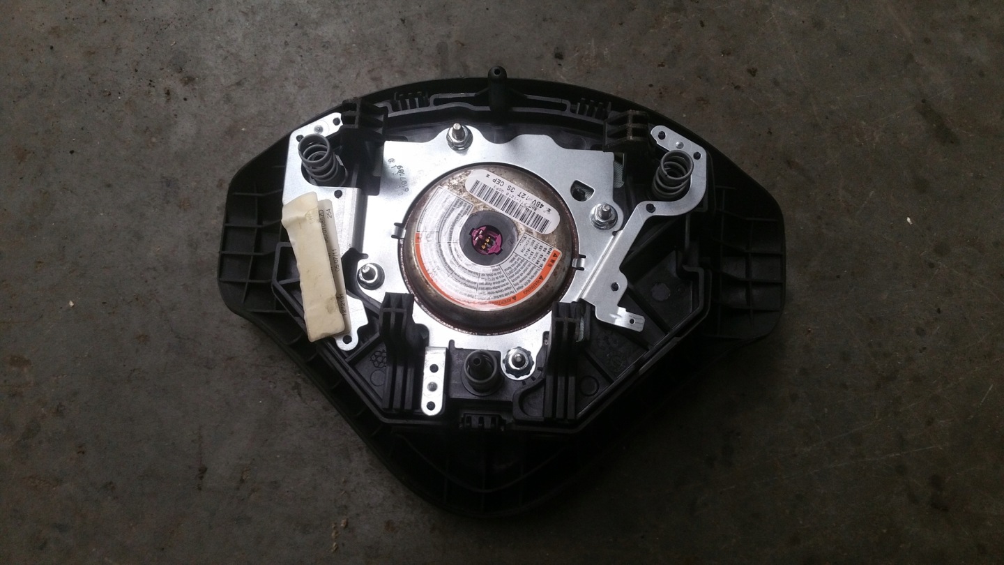 dashboard console airbags tension belts sensor Peugeot 206+