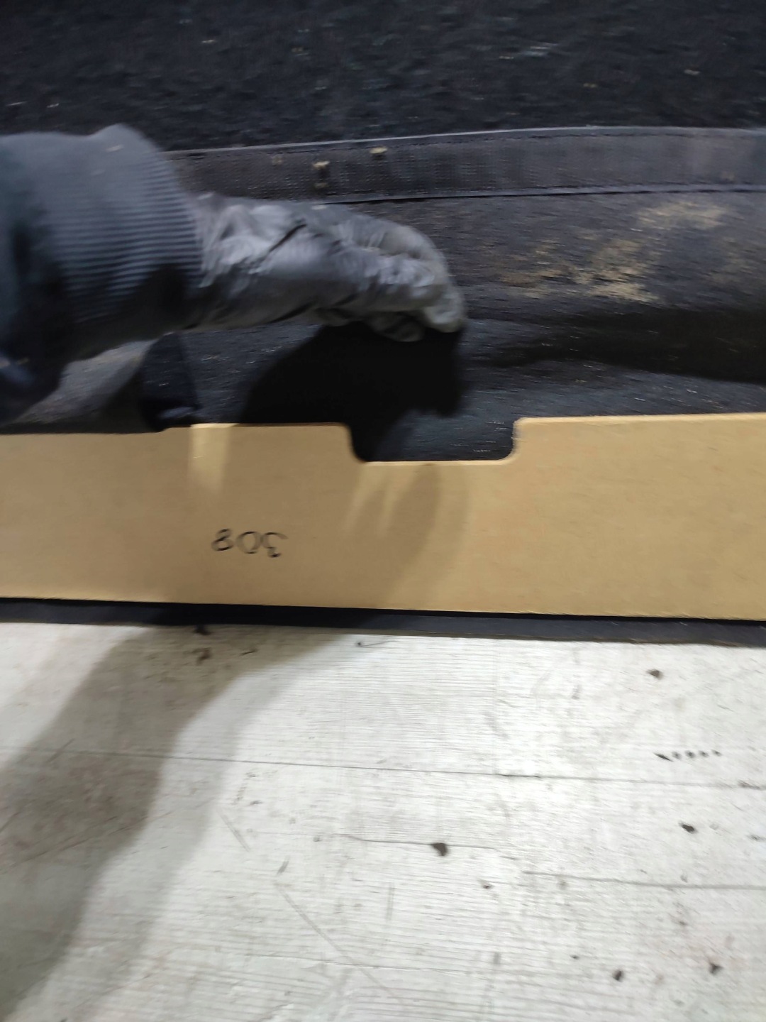Peugeot 308 2019 floor boot