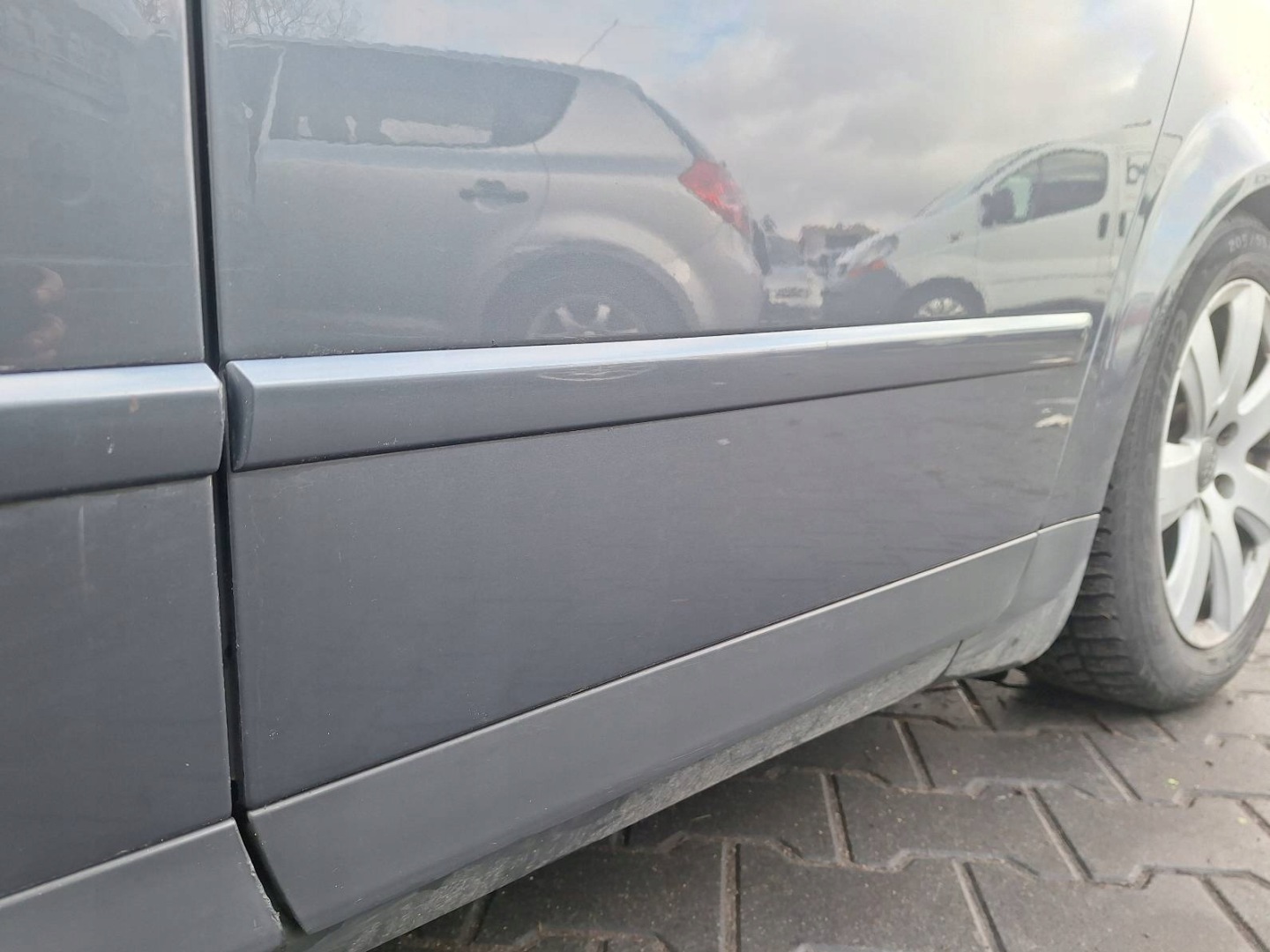 door complete left rear part AUDI A4 B6 LX7Z