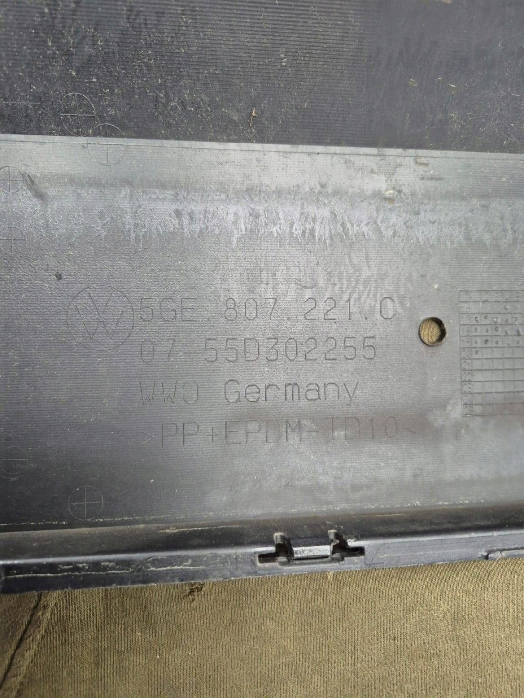 VOLKSWAGEN VW GOLF VII 7 GTE 17-19 LIFT bumper front front SPR PDC
