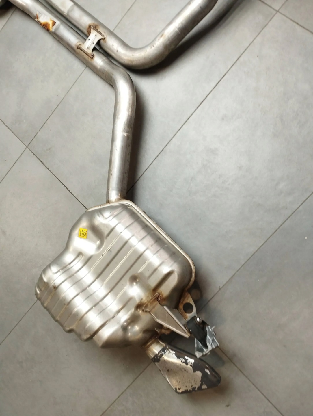AUDI A6 C7 muffler, exhaust 4G0253411T