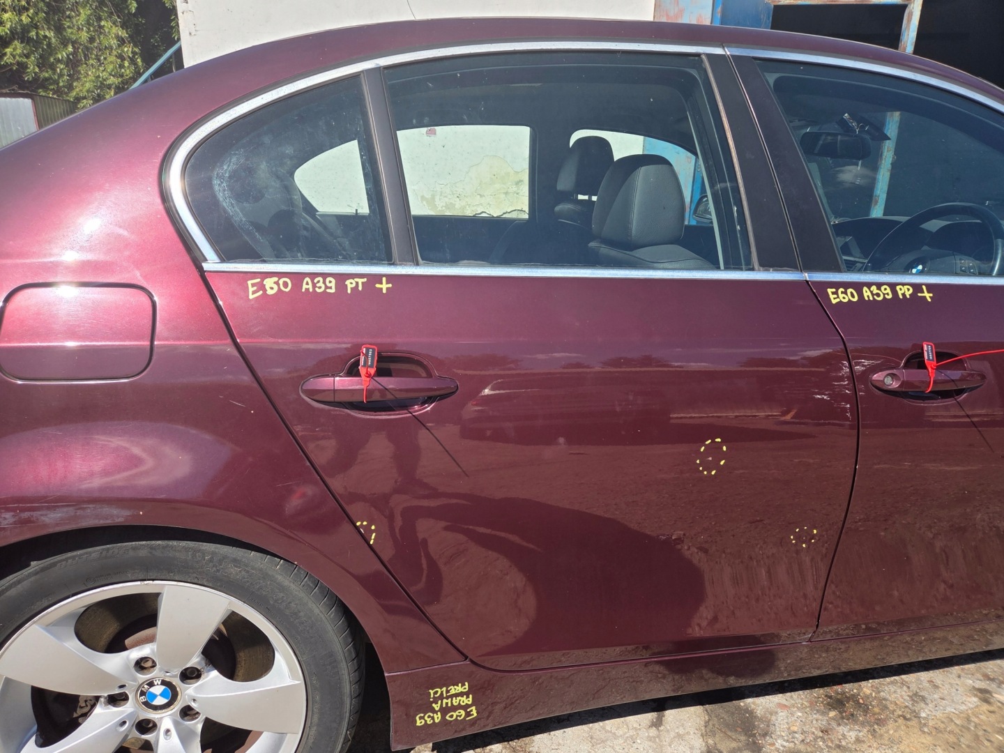 door right rear. BMW E60 A39/3 BARBERAROT
