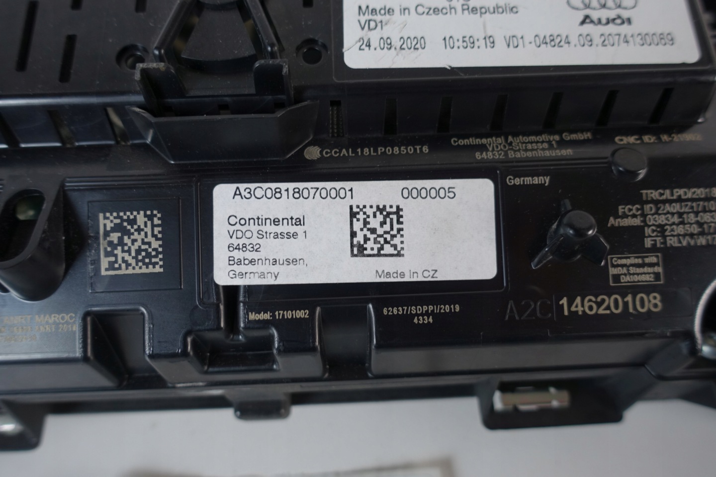 budíky VIRTUAL budiky LCD AUDI A1 82A 82A920700D