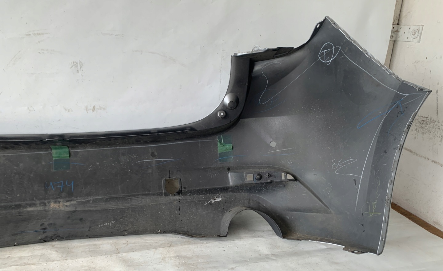 bumper rear part rear MAZDA 3 BN LIFT 16- PDC