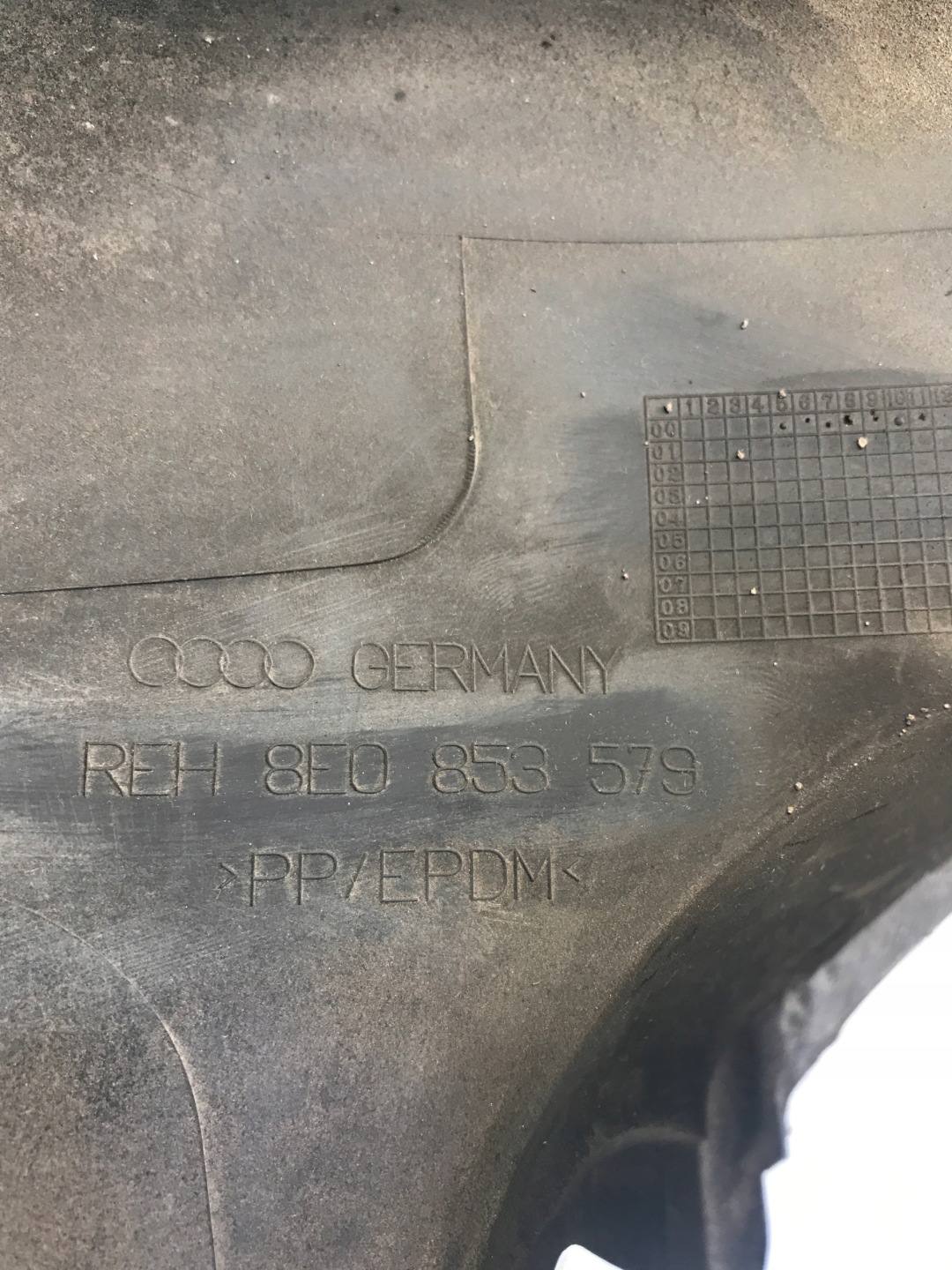 lista fedél Küszöb bal far AUDI A4 B6 B7