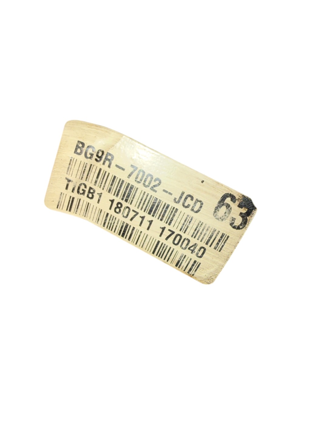 CAMBIO VOLVO V60 e 1.6 D BG9R-7002-JCD