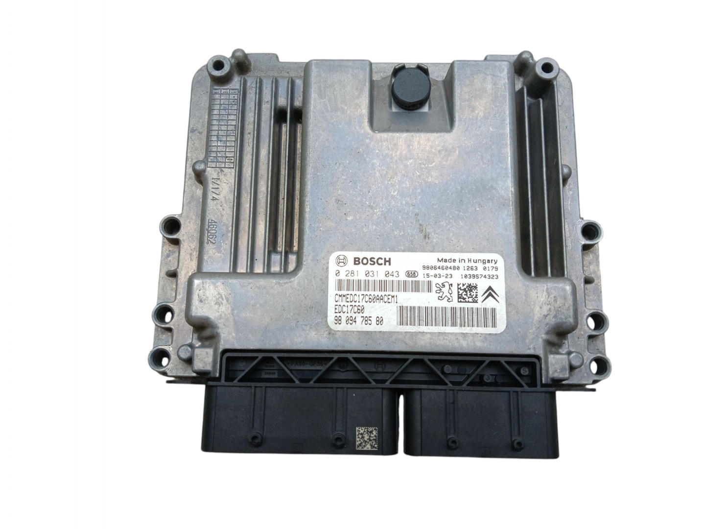 computer des motors CITROEN C4 II B7 1.6 BlueHDI BHY 9809478580 0281031043